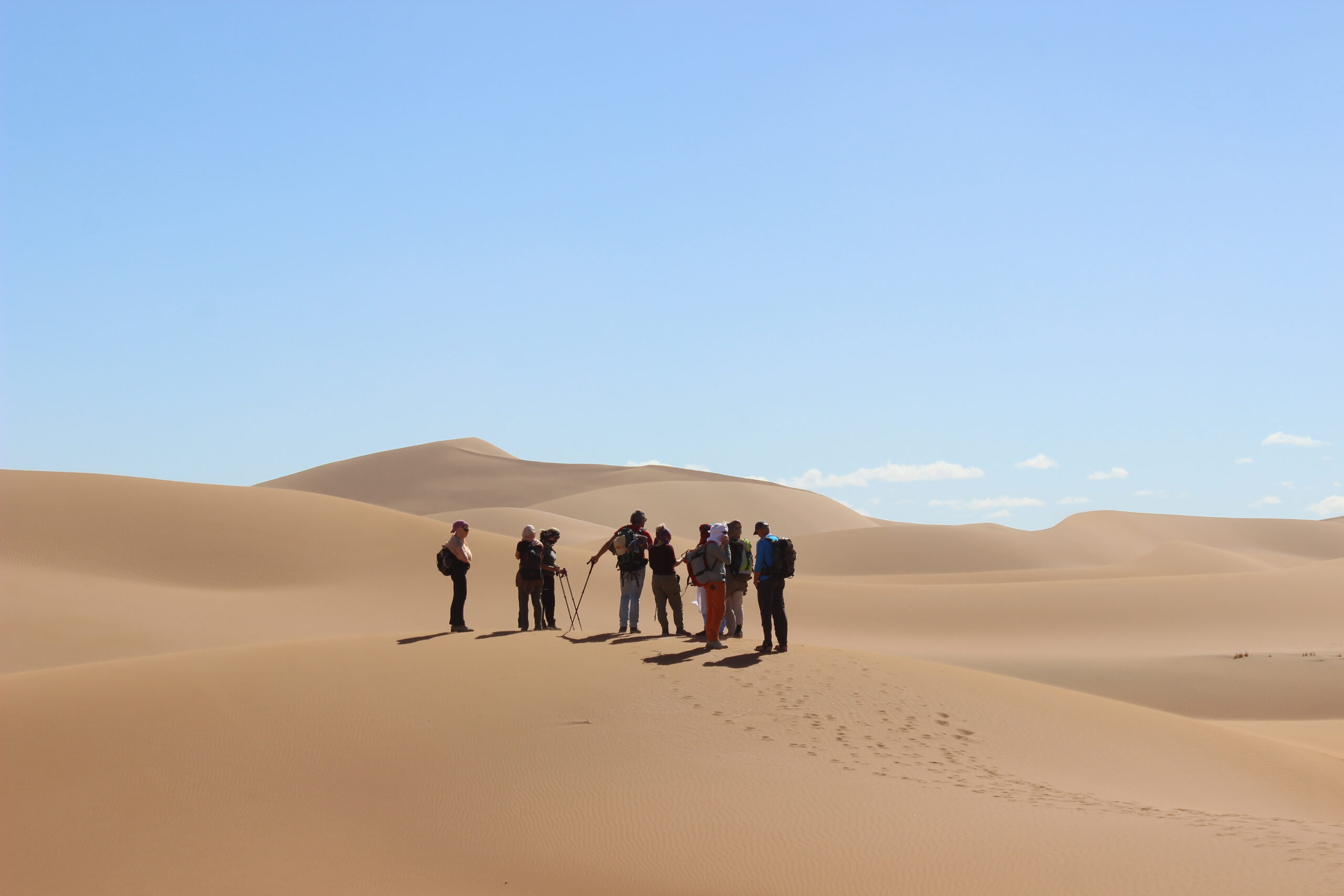 Wüstenwanderung Sahara Marokko